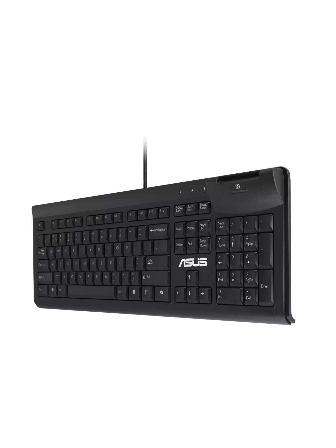 Asus KU100 | Smart Card Keyboard | Wired | US | Black 2 Asus KU100 | Smart Card Keyboard | Wired | US | Black 2