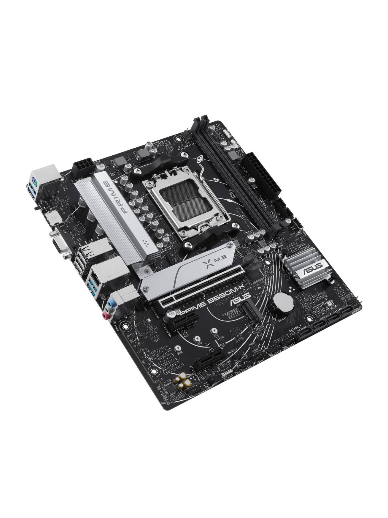 Asus | PRIME B650M-K | Processor family AMD | Processor socket AM5 | DDR5 | Supported hard disk drive interfaces SATA, M.2 | Number of SATA connectors 4 3