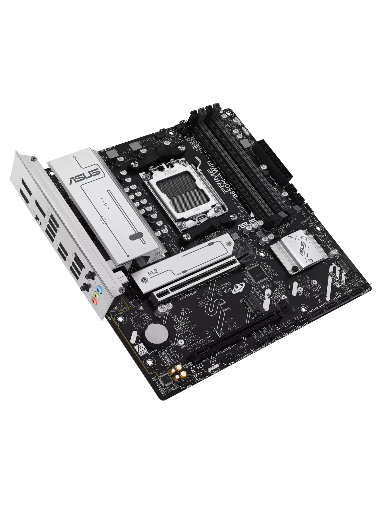 Asus PRIME B850M-A WIFI | Processor family AMD | Processor socket AM5 | DDR5 | Supported hard disk drive interfaces SATA, M.2 | Number of SATA connectors 4 3