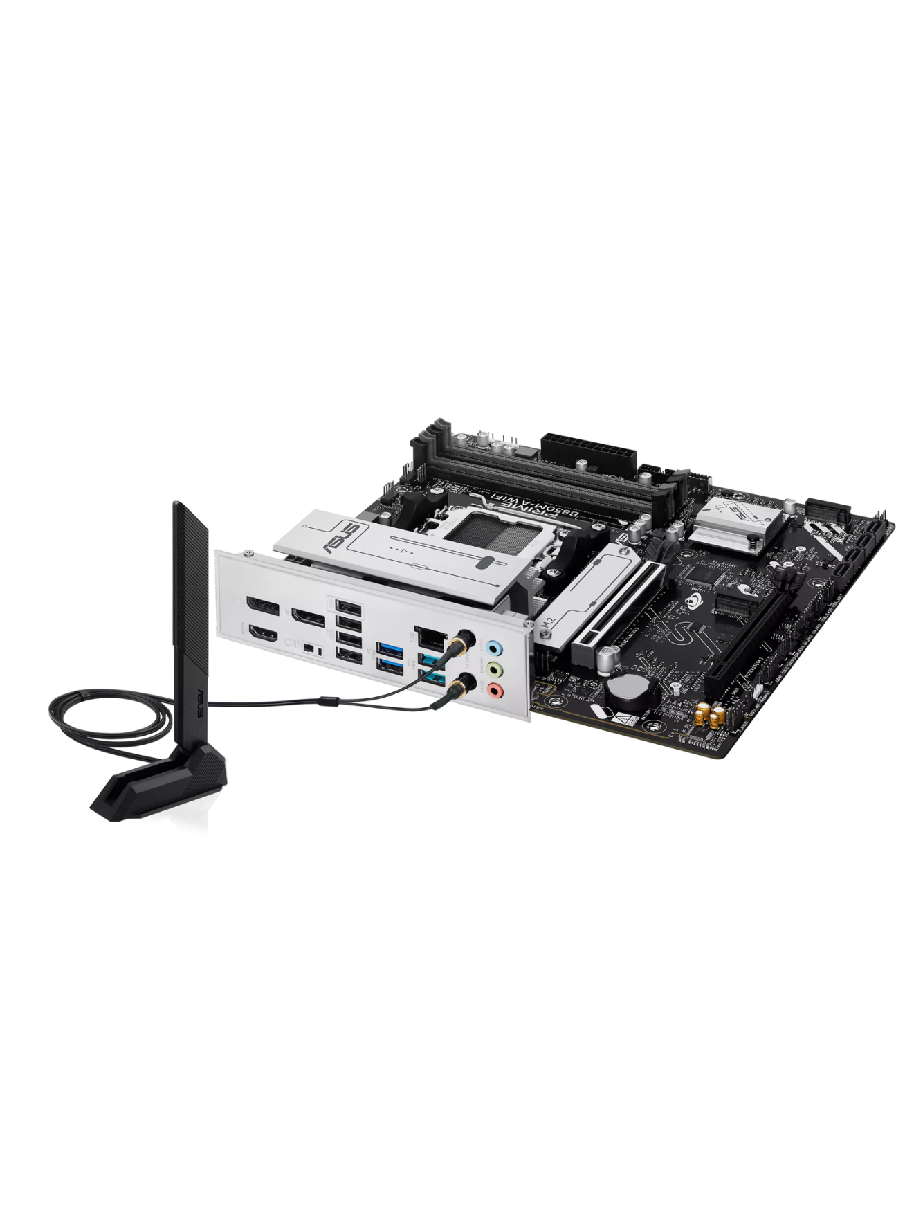Asus PRIME B850M-A WIFI | Processor family AMD | Processor socket AM5 | DDR5 | Supported hard disk drive interfaces SATA, M.2 | Number of SATA connectors 4 4