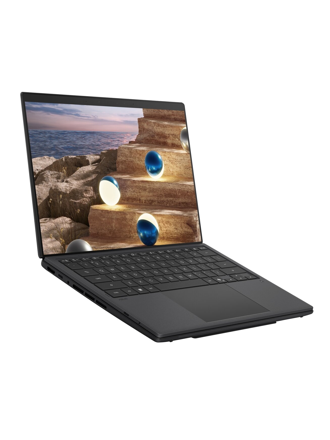Asus | Zenbook Duo UX8407AA-SN066W | Moher Gray | 14 " | OLED | Touchscreen | 2.8K | 2880 x 1800 pixels | 144 Hz | Anti-Reflective | Intel Core Ultra X9 | 378H | 32 GB | LPDDR5X | Solid-state drive capacity 2000 GB | Intel Arc Graphics | Windows 11 Pro | 7 Asus | Zenbook Duo UX8407AA-SN066W | Moher Gray | 14 " | OLED | Touchscreen | 2.8K | 2880 x 1800 pixels | 144 Hz | Anti-Reflective | Intel Core Ultra X9 | 378H | 32 GB | LPDDR5X | Solid-state drive capacity 2000 GB | Intel Arc Graphics | Windows 11 Pro | 7