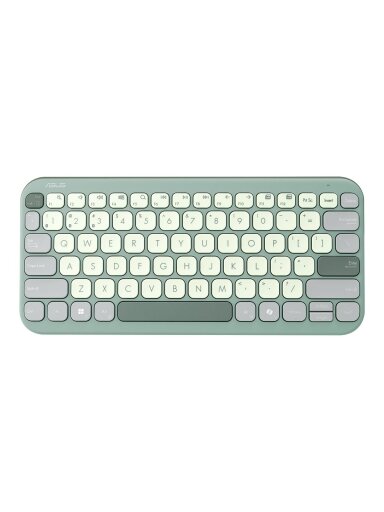 Asus Marshmallow KW100 | Keyboard | Wireless | US International | Green Tea Latte