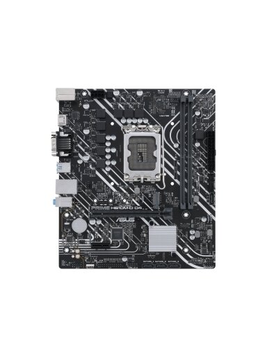 Asus | PRIME H610M-D D4 | Processor family Intel | Processor socket  LGA1700 | DDR4 DIMM | Memory slots 2 | Supported hard disk drive interfaces SATA, M.2 | Number of SATA connectors 4 | Chipset Intel H610 | mATX