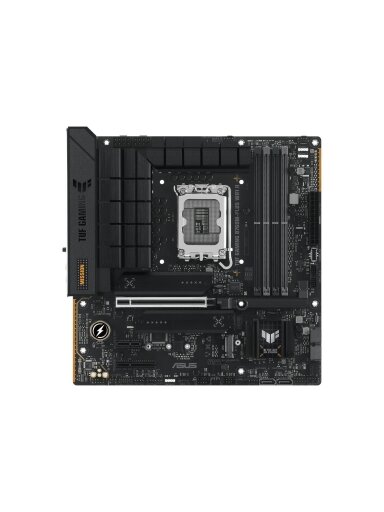 Asus | Processor family Intel B760 | Processor socket 1 x LGA1700 Socket | 4 DIMM slots - DDR5, non-ECC, on-die ECC, unbuffered | Supported hard disk drive interfaces SATA-600 (RAID), 3 x M.2 | Number of SATA connectors 4 Asus | Processor family Intel B760 | Processor socket 1 x LGA1700 Socket | 4 DIMM slots - DDR5, non-ECC, on-die ECC, unbuffered | Supported hard disk drive interfaces SATA-600 (RAID), 3 x M.2 | Number of SATA connectors 4