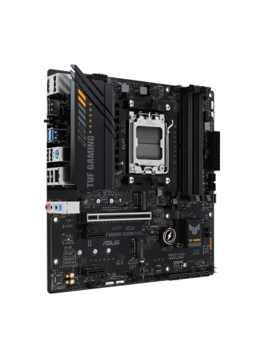 Asus | TUF GAMING A620M-PLUS | Processor family AMD | Processor socket AM5 | DDR5 DIMM | Memory slots 4 | Supported hard disk drive interfaces SATA, M.2 | Number of SATA connectors 4 | Chipset AMD A620 | Micro-ATX Asus | TUF GAMING A620M-PLUS | Processor family AMD | Processor socket AM5 | DDR5 DIMM | Memory slots 4 | Supported hard disk drive interfaces SATA, M.2 | Number of SATA connectors 4 | Chipset AMD A620 | Micro-ATX