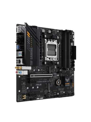 Asus | TUF GAMING A620M-PLUS WIFI | Processor family AMD | Processor socket AM5 | DDR5 DIMM | Memory slots 4 | Supported hard disk drive interfaces SATA, M.2 | Number of SATA connectors 4 | Chipset AMD A620 | Micro-ATX Asus | TUF GAMING A620M-PLUS WIFI | Processor family AMD | Processor socket AM5 | DDR5 DIMM | Memory slots 4 | Supported hard disk drive interfaces SATA, M.2 | Number of SATA connectors 4 | Chipset AMD A620 | Micro-ATX
