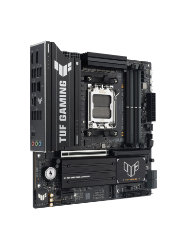 Asus TUF GAMING B850M-PLUS II | Processor family AMD | Processor socket AM5 | DDR5 | Supported hard disk drive interfaces SATA, M.2 | Number of SATA connectors 4 Asus TUF GAMING B850M-PLUS II | Processor family AMD | Processor socket AM5 | DDR5 | Supported hard disk drive interfaces SATA, M.2 | Number of SATA connectors 4