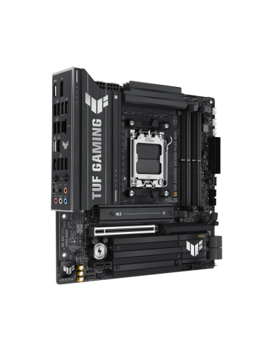 Asus TUF GAMING B850M-PLUS WIFI | Processor family AMD | Processor socket AM5 | DDR5 | Supported hard disk drive interfaces M.2, SATA | Number of SATA connectors 4 Asus TUF GAMING B850M-PLUS WIFI | Processor family AMD | Processor socket AM5 | DDR5 | Supported hard disk drive interfaces M.2, SATA | Number of SATA connectors 4