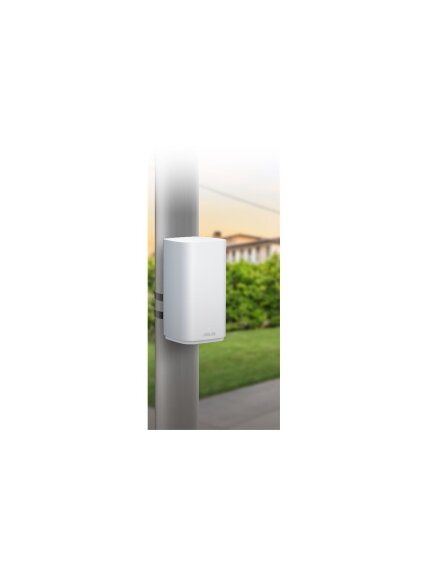 Asus BE3600 Dual-band WiFi 7 AiMesh Extendable Router | ZenWiFI BD4 OUTDOOR | 802.11be | 3600 Mbit/s | Ethernet LAN (RJ-45) ports 2 | Mesh Support Yes | MU-MiMO No | No mobile broadband | Antenna type Internal 4 Asus BE3600 Dual-band WiFi 7 AiMesh Extendable Router | ZenWiFI BD4 OUTDOOR | 802.11be | 3600 Mbit/s | Ethernet LAN (RJ-45) ports 2 | Mesh Support Yes | MU-MiMO No | No mobile broadband | Antenna type Internal 4