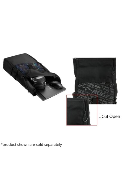 Asus BP4701 ROG BACKPACK/15_17 | Asus BP4701 | Notebook carrying backpack | Fits up to size 17 " | Backpack | Black 5