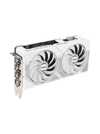 Asus Dual GeForce RTX 5060 White OC Edition 8GB GDDR7 | NVIDIA | 8 GB | GeForce RTX 5060 | GDDR7 | HDMI ports quantity 1 | PCI Express 5.0 3 Asus Dual GeForce RTX 5060 White OC Edition 8GB GDDR7 | NVIDIA | 8 GB | GeForce RTX 5060 | GDDR7 | HDMI ports quantity 1 | PCI Express 5.0 3