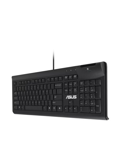 Asus KU100 | Smart Card Keyboard | Wired | US | Black 2