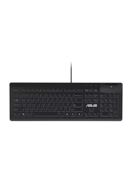 Asus KU100 | Smart Card Keyboard | Wired | US | Black Asus KU100 | Smart Card Keyboard | Wired | US | Black