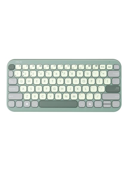 Asus Marshmallow KW100 | Keyboard | Wireless | US International | Green Tea Latte
