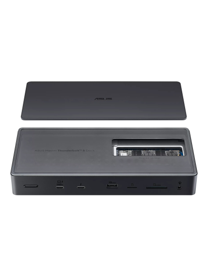 Asus Master Thunderbolt 5 Dock DC510 | Ethernet LAN (RJ-45) ports 1 2 Asus Master Thunderbolt 5 Dock DC510 | Ethernet LAN (RJ-45) ports 1 2