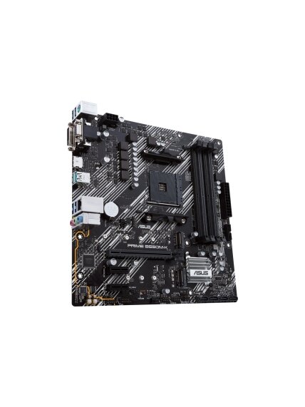 Asus | PRIME B550M-K | Processor family AMD | Processor socket AM4 | DDR4 | Memory slots 4 | Chipset AMD B | Micro ATX 2 Asus | PRIME B550M-K | Processor family AMD | Processor socket AM4 | DDR4 | Memory slots 4 | Chipset AMD B | Micro ATX 2