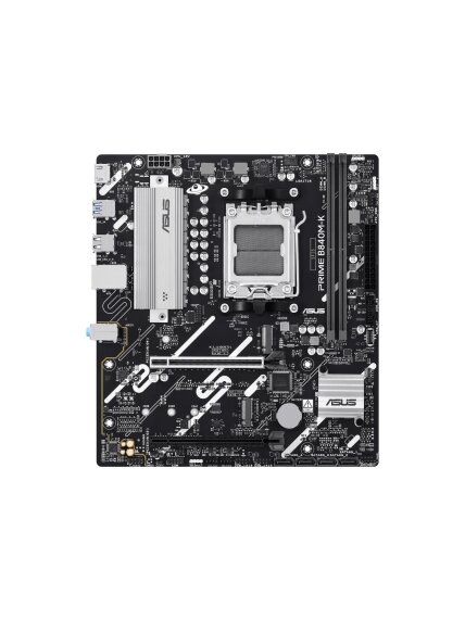 Asus PRIME B840M-K | Processor family AMD | Processor socket AM5 | DDR5 | Supported hard disk drive interfaces SATA, M.2 | Number of SATA connectors 2