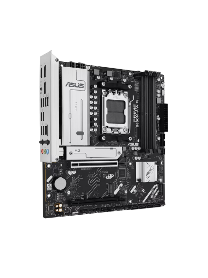 Asus PRIME B850M-A WIFI | Processor family AMD | Processor socket AM5 | DDR5 | Supported hard disk drive interfaces SATA, M.2 | Number of SATA connectors 4 1
