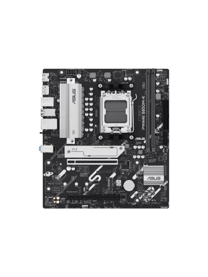 Asus PRIME B850M-K | Processor family AMD | Processor socket AM5 | DDR5 | Supported hard disk drive interfaces SATA, M.2 | Number of SATA connectors 4 Asus PRIME B850M-K | Processor family AMD | Processor socket AM5 | DDR5 | Supported hard disk drive interfaces SATA, M.2 | Number of SATA connectors 4