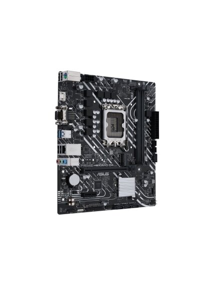 Asus | PRIME H610M-D D4 | Processor family Intel | Processor socket LGA1700 | DDR4 DIMM | Memory slots 2 | Supported hard disk drive interfaces SATA, M.2 | Number of SATA connectors 4 | Chipset Intel H610 | mATX 1 Asus | PRIME H610M-D D4 | Processor family Intel | Processor socket LGA1700 | DDR4 DIMM | Memory slots 2 | Supported hard disk drive interfaces SATA, M.2 | Number of SATA connectors 4 | Chipset Intel H610 | mATX 1