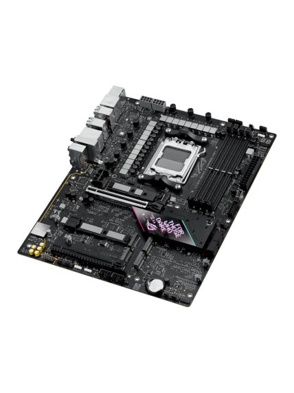 Asus ROG STRIX B850-E GAMING WIFI | Processor family AMD | Processor socket AM5 | DDR5 | Supported hard disk drive interfaces SATA, M.2 | Number of SATA connectors 4 3