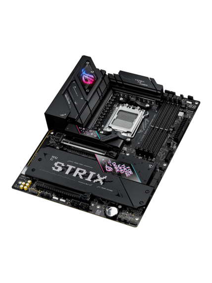 Asus ROG STRIX B850-E GAMING WIFI | Processor family AMD | Processor socket AM5 | DDR5 | Supported hard disk drive interfaces SATA, M.2 | Number of SATA connectors 4 4 Asus ROG STRIX B850-E GAMING WIFI | Processor family AMD | Processor socket AM5 | DDR5 | Supported hard disk drive interfaces SATA, M.2 | Number of SATA connectors 4 4