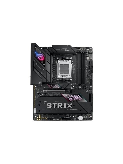 Asus ROG STRIX B850-E GAMING WIFI | Processor family AMD | Processor socket AM5 | DDR5 | Supported hard disk drive interfaces SATA, M.2 | Number of SATA connectors 4 Asus ROG STRIX B850-E GAMING WIFI | Processor family AMD | Processor socket AM5 | DDR5 | Supported hard disk drive interfaces SATA, M.2 | Number of SATA connectors 4