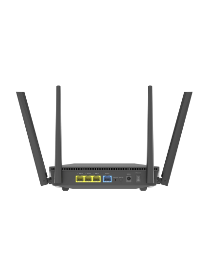 Asus RT-AX52 Pro AX3000 AiMesh wireless router | 802.11ax | 574/2402 Mbit/s | Ethernet LAN (RJ-45) ports 3 | Mesh Support Yes | MU-MiMO No | No mobile broadband | Antenna type External 3