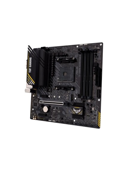 Asus | TUF GAMING A520M-PLUS II | Processor family AMD | Processor socket AM4 | DDR4 DIMM | Memory slots 4 | Supported hard disk drive interfaces SATA, M.2 | Number of SATA connectors 4 | Chipset AMD A520 | Micro ATX 1 Asus | TUF GAMING A520M-PLUS II | Processor family AMD | Processor socket AM4 | DDR4 DIMM | Memory slots 4 | Supported hard disk drive interfaces SATA, M.2 | Number of SATA connectors 4 | Chipset AMD A520 | Micro ATX 1