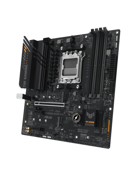 Asus | TUF GAMING A620M-PLUS | Processor family AMD | Processor socket AM5 | DDR5 DIMM | Memory slots 4 | Supported hard disk drive interfaces 	SATA, M.2 | Number of SATA connectors 4 | Chipset  AMD A620 | Micro-ATX 2