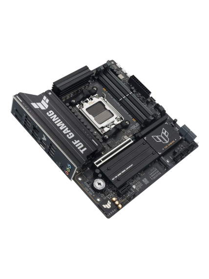 Asus TUF GAMING B850M-PLUS II | Processor family AMD | Processor socket AM5 | DDR5 | Supported hard disk drive interfaces SATA, M.2 | Number of SATA connectors 4 3