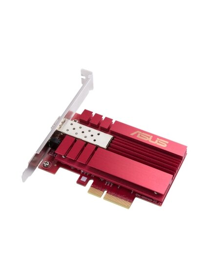 Asus | XG-C100F 10G PCIe Network Adapter; SFP+ port for Optical Fiber Transmission and DAC cable | 10/100/1000/10000 Mbit/s 1