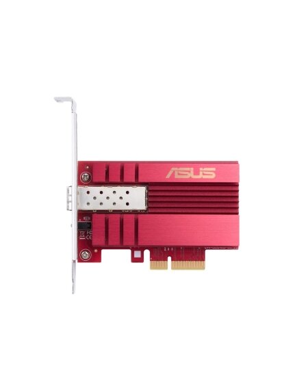 Asus | XG-C100F 10G PCIe Network Adapter; SFP+ port for Optical Fiber Transmission and DAC cable | 10/100/1000/10000 Mbit/s 3