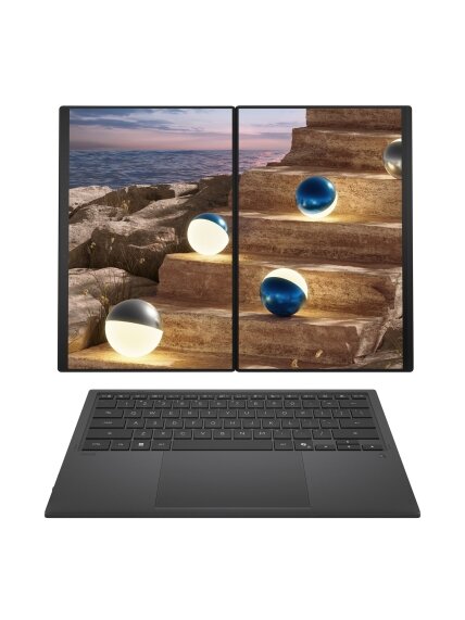 ASUS Zenbook Duo UX8407AA-SN094X | Asus Zenbook Duo UX8407AA-SN094X | Moher Gray | 14 " | OLED | Touchscreen | 3K | 2880 x 1800 pixels | 144 Hz | Glossy | Intel Core Ultra 9 | 388H | 32 GB | LPDDR5X | Solid-state drive capacity 2000 GB | Intel Arc Graphic 14 ASUS Zenbook Duo UX8407AA-SN094X | Asus Zenbook Duo UX8407AA-SN094X | Moher Gray | 14 " | OLED | Touchscreen | 3K | 2880 x 1800 pixels | 144 Hz | Glossy | Intel Core Ultra 9 | 388H | 32 GB | LPDDR5X | Solid-state drive capacity 2000 GB | Intel Arc Graphic 14