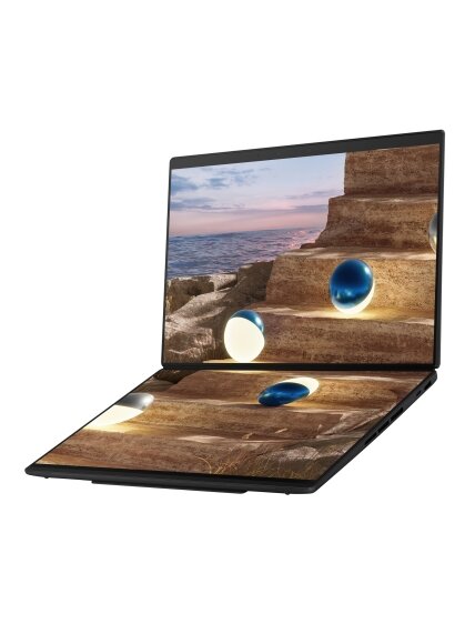 ASUS Zenbook Duo UX8407AA-SN094X | Asus Zenbook Duo UX8407AA-SN094X | Moher Gray | 14 " | OLED | Touchscreen | 3K | 2880 x 1800 pixels | 144 Hz | Glossy | Intel Core Ultra 9 | 388H | 32 GB | LPDDR5X | Solid-state drive capacity 2000 GB | Intel Arc Graphic 15 ASUS Zenbook Duo UX8407AA-SN094X | Asus Zenbook Duo UX8407AA-SN094X | Moher Gray | 14 " | OLED | Touchscreen | 3K | 2880 x 1800 pixels | 144 Hz | Glossy | Intel Core Ultra 9 | 388H | 32 GB | LPDDR5X | Solid-state drive capacity 2000 GB | Intel Arc Graphic 15