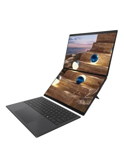 ASUS Zenbook Duo UX8407AA-SN094X | Asus Zenbook Duo UX8407AA-SN094X | Moher Gray | 14 " | OLED | Touchscreen | 3K | 2880 x 1800 pixels | 144 Hz | Glossy | Intel Core Ultra 9 | 388H | 32 GB | LPDDR5X | Solid-state drive capacity 2000 GB | Intel Arc Graphic 16