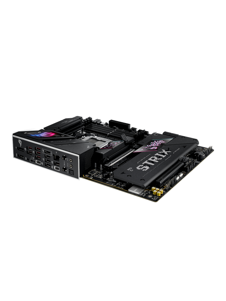 Asus ROG STRIX B850-E GAMING WIFI | Processor family AMD | Processor socket AM5 | DDR5 | Supported hard disk drive interfaces SATA, M.2 | Number of SATA connectors 4 6