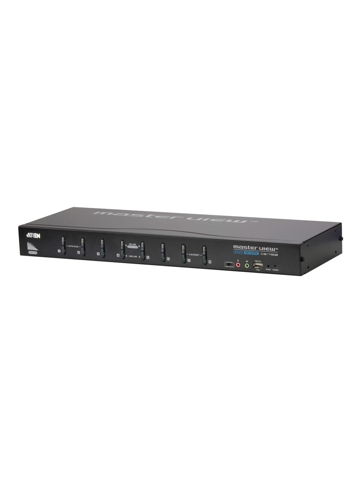 Aten | 8-Port USB DVI/Audio KVM Switch | CS1768 Aten | 8-Port USB DVI/Audio KVM Switch | CS1768