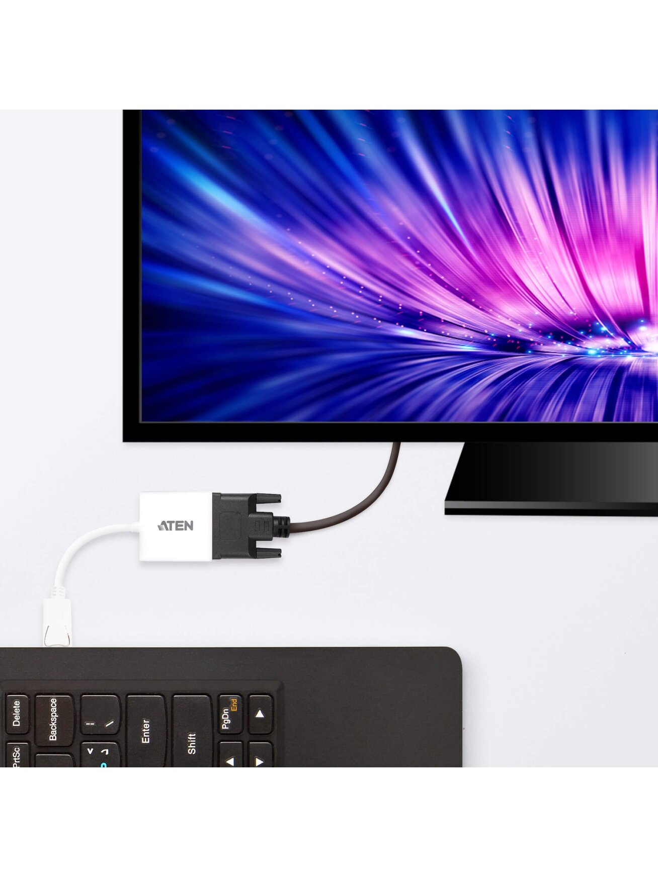 Aten VC965 DisplayPort to DVI Adapter | Aten | DisplayPort to DVI Adapter | VC965 | DP to DVI 3
