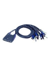 Aten 4-Port USB VGA/Audio Cable KVM Switch | Aten | 4-Port USB VGA/Audio Cable KVM Switch (0.9m, 1.2m) Aten 4-Port USB VGA/Audio Cable KVM Switch | Aten | 4-Port USB VGA/Audio Cable KVM Switch (0.9m, 1.2m)