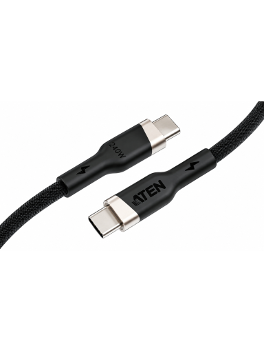 Aten 240W USB-C to USB-C Braided Charging Cable, 1 m | 2L-3101P240 | USB-C to USB-C Aten 240W USB-C to USB-C Braided Charging Cable, 1 m | 2L-3101P240 | USB-C to USB-C