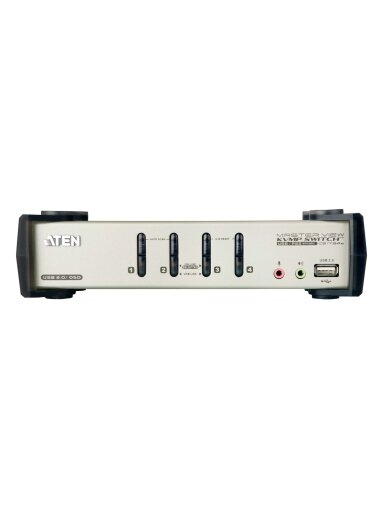 Aten | 4-Port PS/2-USB VGA/Audio KVMP Switch with OSD | CS1734B Aten | 4-Port PS/2-USB VGA/Audio KVMP Switch with OSD | CS1734B