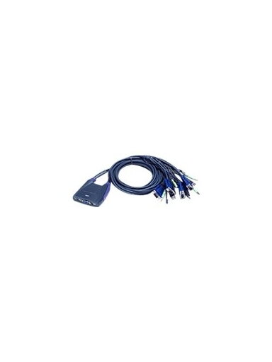 Aten 4-Port USB VGA/Audio Cable KVM Switch | Aten | 4-Port USB VGA/Audio Cable KVM Switch (0.9m, 1.2m) Aten 4-Port USB VGA/Audio Cable KVM Switch | Aten | 4-Port USB VGA/Audio Cable KVM Switch (0.9m, 1.2m)