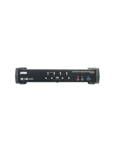 Aten | 4-Port USB3.0 4K DisplayPort KVMP Switch with Built-in MST Hub | CS1924M Aten | 4-Port USB3.0 4K DisplayPort KVMP Switch with Built-in MST Hub | CS1924M