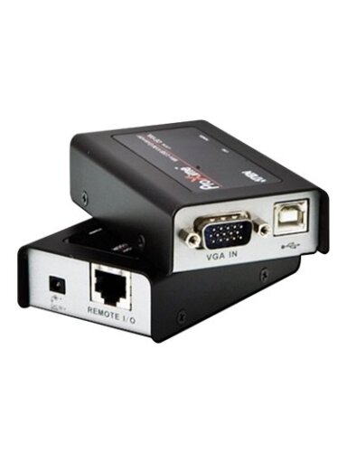 Aten USB VGA Cat 5 Mini KVM Extender (1280 x 1024@100m) | Aten | Extender | USB VGA Cat 5 Mini KVM Extender Aten USB VGA Cat 5 Mini KVM Extender (1280 x 1024@100m) | Aten | Extender | USB VGA Cat 5 Mini KVM Extender