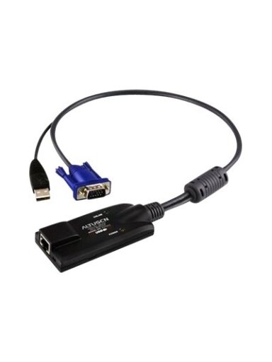 Aten | USB VGA KVM Adapter | 1 x RJ-45 Female, 1 x USB Male, 1 x HDB-15 Male Aten | USB VGA KVM Adapter | 1 x RJ-45 Female, 1 x USB Male, 1 x HDB-15 Male