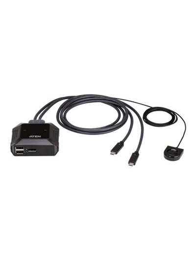 Aten US3312 2-Port USB-C 4K DisplayPort KVM Switch with Remote Port Selector | Aten | 2-Port USB-C 4K DisplayPort KVM Switch with Remote Port Selector | US3312 | Warranty 24 month(s) Aten US3312 2-Port USB-C 4K DisplayPort KVM Switch with Remote Port Selector | Aten | 2-Port USB-C 4K DisplayPort KVM Switch with Remote Port Selector | US3312 | Warranty 24 month(s)