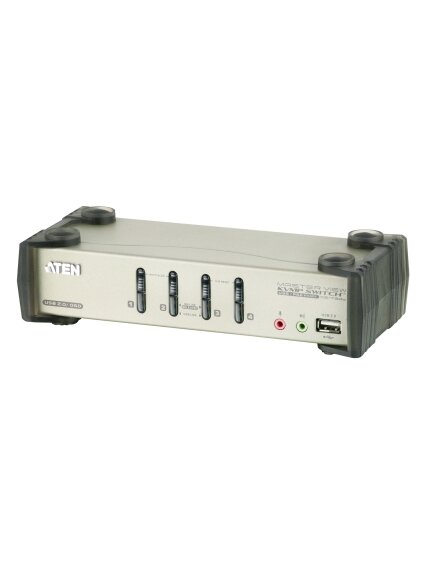 Aten | 4-Port PS/2-USB VGA/Audio KVMP Switch with OSD | CS1734B Aten | 4-Port PS/2-USB VGA/Audio KVMP Switch with OSD | CS1734B