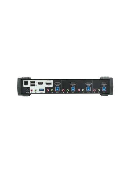 Aten | 4-Port USB3.0 4K DisplayPort KVMP Switch with Built-in MST Hub | CS1924M 2