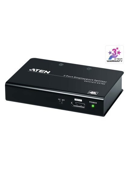 Aten | VS192-AT-G | Video/audio splitter - 2 ports Aten | VS192-AT-G | Video/audio splitter - 2 ports